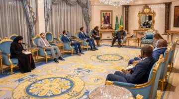 شخبوط بن نهيان يلتقي رئيس الكونغو لتعزيز العلاقات الثنائية